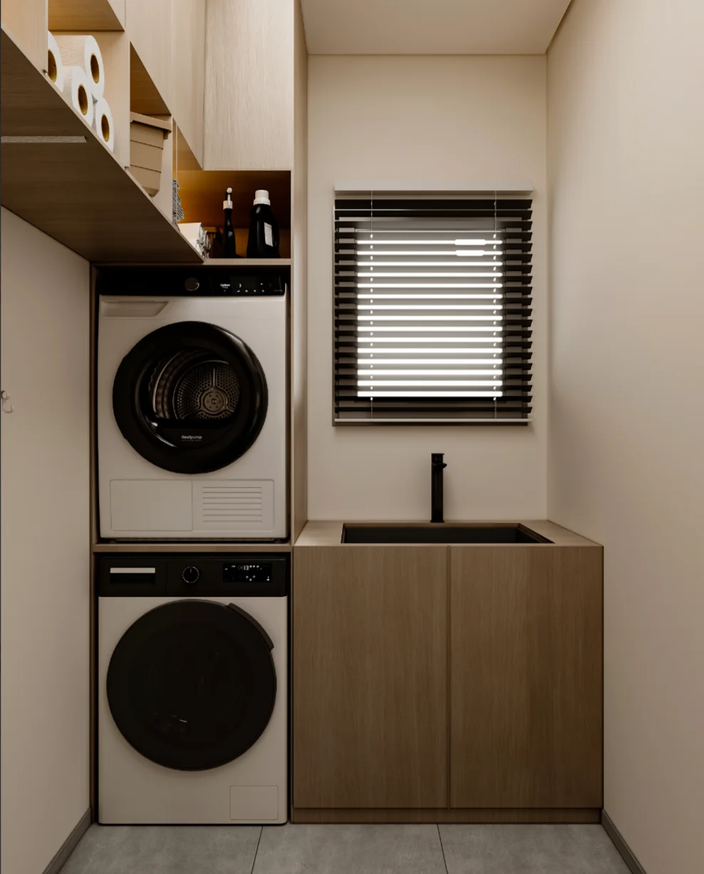 Interior render exploring lighting design