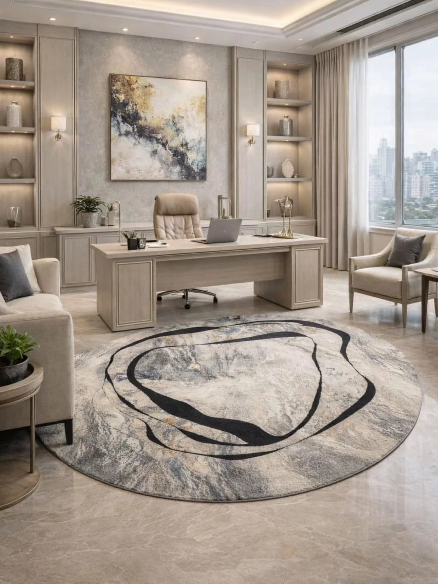 Interior visualisation exploring vertical volume and finish